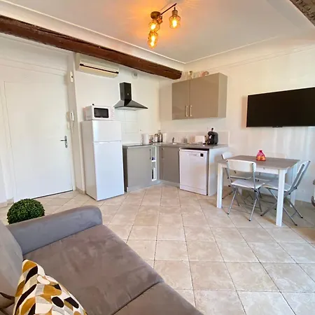 06bj - Beautiful Air-conditioned Duplex With Balcony * アンティーブ