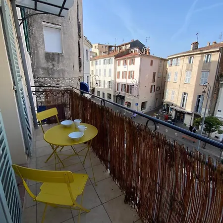 06bj - Beautiful Air-conditioned Duplex With Balcony * アンティーブ